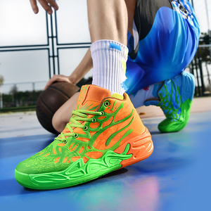 Men's <strong>Basketball</strong> <strong>Shoes</strong> Lace Sneakers Stretch Fabric Air Mesh Outdoor Winter Autumn Fashion Breathable Athletic Sport - Product Image 2