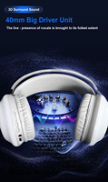 Système complet de disco silencieuse à 3 canaux, casque sans fil à LED, bundle de fête silencieuse, écouteurs et émetteur de disco silencieuse