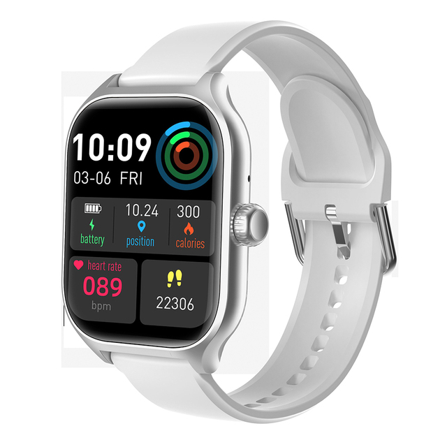 New 1.83 Inch Fashion Smart Watches for Women and Men,Fitness Tracker With Heart Rate,Blood Oxygen,100 Sport Modes