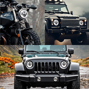 Faro LED Rotondo JHS da 7 Pollici H6024, Proiettore Sigillato per Moto, Jeep Wrangler, Harley Davidson e Fuoristrada - Product Image 6