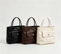Sac fourre-tout en cuir PU souple pour femme, grande capacité, pour ordinateur portable 14 pouces, sac à bandoulière pour le quotidien et le shopping, logo personnalisé OEM, faible MOQ