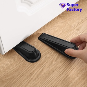 <span class=keywords><strong>Butée</strong></span> <span class=keywords><strong>de</strong></span> <span class=keywords><strong>porte</strong></span> moderne en caoutchouc coupe-vent anti-pincement pour <span class=keywords><strong>porte</strong></span> coulissante, fixation <span class=keywords><strong>de</strong></span> sécurité sans perçage, anti-collision murale pour hôtel - Product Image 4