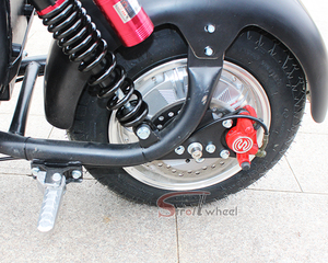 Scooter électrique City Coco à deux roues avec batterie au lithium 60V 1500W, capacité de charge de 219 kg, pneus larges, amortisseurs, autonomie de 100-120 km, vitesse de 45 km/h - Product Image 6