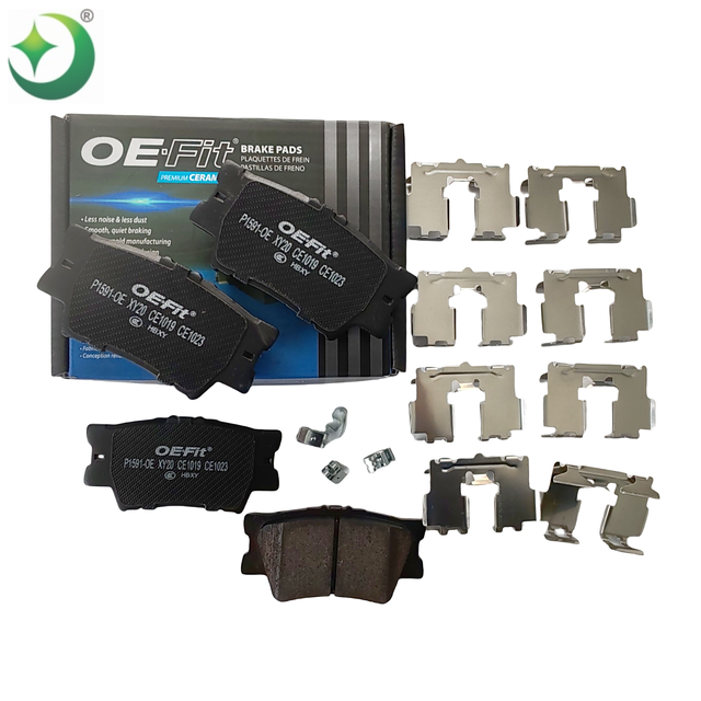 D1212-8332 04466-02220 New Condition Automatic Brake Systems Spare Parts Brake Pads for TOYOTA DAIHATSU