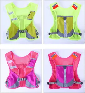 Men Women Ultralight Running Vest Pack Reflective Breathable Hydration Backpack For Hiking Camping Marathon Cycling Race