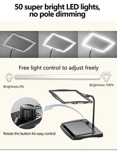 최신 LED 데스크탑 디지털 돋보기 머리띠 디자인 없음 반사 없음 현기증 우수한 독서 도우미 - Product Image 3