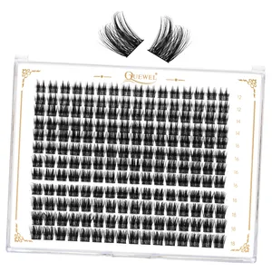 Quewel DIY Eyelash Extension 192 Fans Cluster Lash Big Box DIY Lashes Extension