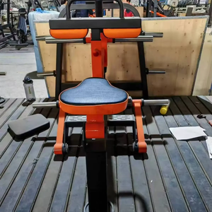 Plaka Yüklemeli Makineler Baldır Kaldırıcı. Oturmalı Baldır Kaldırma Fitness Aleti Spor Salonu Makinesi - Product Image 4