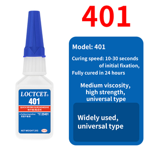 Colle adhésive instantanée super cyanoacrylate pour métal, caoutchouc, plastique, céramique-pour modèles de transport 401 403 406 415 460 <span class=keywords><strong>480</strong></span> - Product Image 5