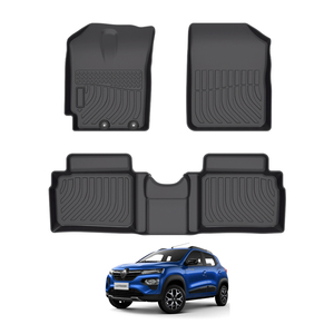 Alfombrillas 3D TPE Inodoras para Coche, Revestimiento de Suelo y Maletero para <span class=keywords><strong>Renault</strong></span> Kwid 2022-2024, Accesorios, Alfombras - Product Image 1