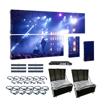 P3.91 Tablero de exhibición de alquiler de LED Panel de pared de video LED colgante de alta resolución 500x500