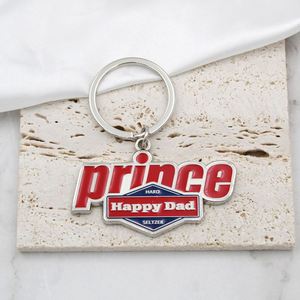 Factory <b>Custom</b> Luxury Fashion <b>Keychains</b> Bulk Embroidered Brass Alloy 3D Shape UV Printing Promotion Gifts - Product Image 1