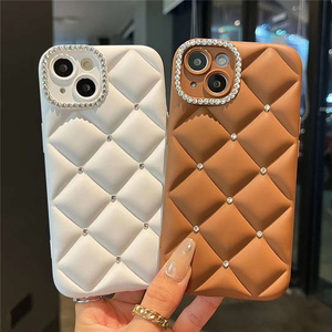 Custodia per telefono galvanica 3D bling diamond 13 pro max fodera in oro trapuntata cover per cellulare alla moda per <span class=keywords><strong>iphone</strong></span> <span class=keywords><strong>11</strong></span> 12 13 pro - Product Image 5