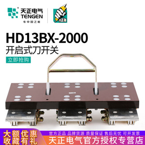 Interruptor Seccionador Rotativo Tengen HD13BX-2000 3P de Una Vía 380V para Uso Interior - Product Image 5