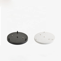 Accessoires d'éclairage rosace de plafond ronde plaque de plafond linéaire bande plafond auvent base pour lustre suspension