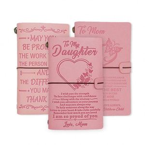 Custom Embossed Logo Souvenir Gifts Retro Diary Faux <b>Leather</b> <b>Notepad</b> Traveler's Notebook - Product Image 6