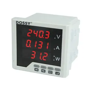 Single phase 96x96mm Panel Voltmeter Ammeter Wattage meter