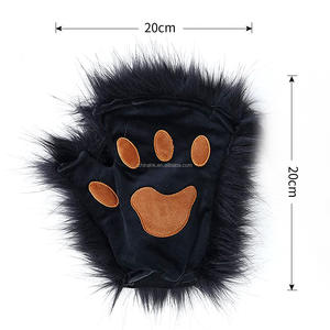 Serre-tête en peluche simulée avec oreilles de renard, queue d'animal, accessoires de cosplay pour cadeaux d'Halloween - Product Image 2