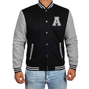 Chaqueta Varsity de Forro Polar para Hombre FI-6006 de Formula1 Industries, Diseño Invernal Impermeable y Ecológico, Precio de Fábrica, Nuevo Modelo 2021 - Product Image 3