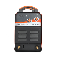 Onduleur portable en cuivre à courant réel triphasé 380V Machine à souder électrique mma arc 400a 500a soudeuse à bâton robuste