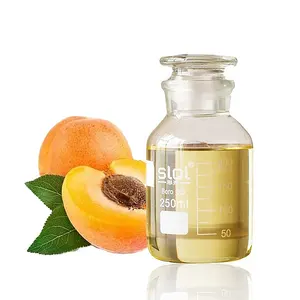 Vente en gros d'huile d'abricot biologique 100% Pure huile de noyau d'abricot pour cheveux de peau cosmétiques