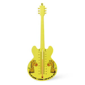 Termômetro de Escala em Forma de Guitarra de 30C a 30C, Decorativo, Suspenso ou de Mesa, Design Personalizado OEM para Uso Doméstico - Product Image 1
