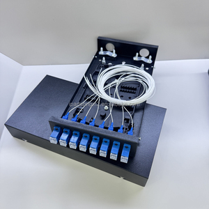 Caja Terminal de Fibra Óptica de 4/8 Puertos en Oferta, Completamente Equipada con Brida SC/UPC y Pigtail, Caja de Empalme de Fibra Óptica SC/UPC de 4/8 Hilos para FTTH - Product Image 2