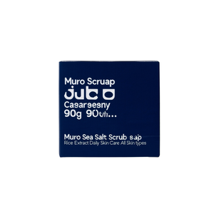 Savon exfoliant au sel de mer Muro 90g Extrait de riz Soins quotidiens de la peau Tous types de peau - Product Image 2