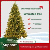 Hochwertiger LED-beleuchteter Künstlicher Zedern-Weihnachtsbaum, Dicht Beschneit, aus Acryl für Innendekoration, Party & Bürodekoration