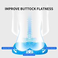 Coussin de siège ergonomique orthopédique personnalisable en TPE pour chaise de bureau, soulageant le stress, avec gel rafraîchissant pour le coccyx, pour siège auto, écologique