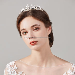 Mode fait à la main mariée chapeaux accessoires métal feuille <span class=keywords><strong>fleur</strong></span> bal princesse <span class=keywords><strong>demoiselle</strong></span> <span class=keywords><strong>d</strong></span>'<span class=keywords><strong>honneur</strong></span> cadeau mariage diadème <span class=keywords><strong>couronne</strong></span> - Product Image 5