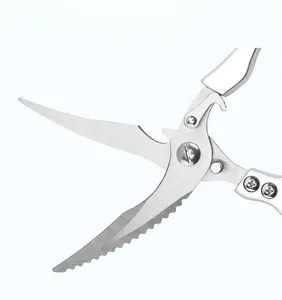 chinese kitchen scissors heavy duty stainless steel scissor for cutting chicken bone