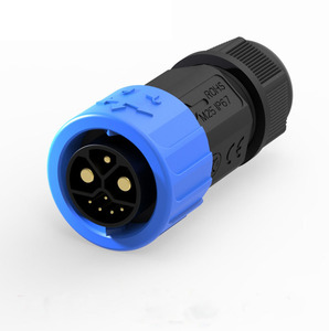 ปลั๊กตัวถอดที่ชาร์จ EV 2 + 1 + 5พิน M23ล็อกตัวเอง50A แบตเตอรี่ลิเธียมขั้วต่อแผงกันน้ำ - Product Image 1