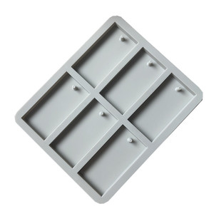 HY Moules pour comprimés d'aromathérapie en silicone à 6 cavités Ornements suspendus Moules à savon pour sachets de cire - Product Image 4