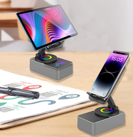 Nouveauté 2026 : Appareil multifonction 3-en-1 à 360° °   Haut-parleur Bluetooth RGB pliable et rotatif pour tablette/téléphone, support portable pour voiture
