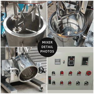 Mixer cat industri planet, laboratorium pencampur pasta pencampur daya planet ganda deaerator - Product Image 5