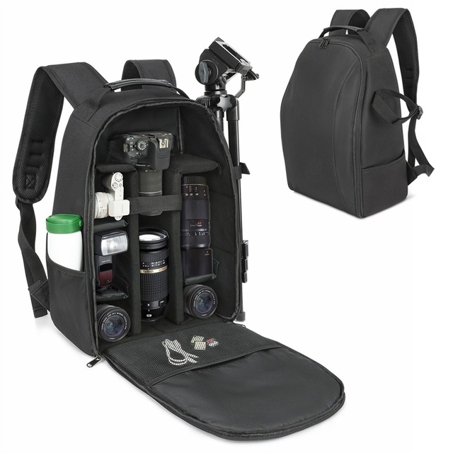 BSCI Custom Outdoor Photography Hiking Travel Professional DSLR Camera Bag Backpack