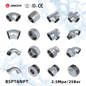 Muestras Gratis Jianzhi: Codo Igual de Hierro Galvanizado (GI) por Inmersión en Caliente, 20mm (3/<span class=keywords><strong>4</strong></span>") - Product Image 3