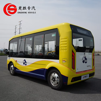 Vente chaude TENGLONG AUTO Minibus électrique 9-15 places, conduite à gauche, transmission automatique, norme Euro 6, moteur arrière, propulsion arrière