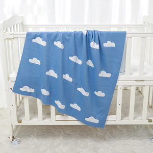 Couverture pour bébé <span class=keywords><strong>en</strong></span> bambou, motif cœur adorable, tricot jacquard, 70*90cm - Product Image 2