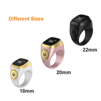 Anillo Inteligente Tasbih Islámico Musulmán 2026 con Control por Aplicación, Monitor LED y Contador de Oraciones