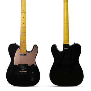 <span class=keywords><strong>Guitarra</strong></span> Eléctrica Luxars de Alta Gama TL con Cuerpo de Arce Flameado Real, Acabado Brillante, Mástil de Arce Flameado Satinado, Pastilla AlnIco <span class=keywords><strong>V</strong></span>, Modelo S-G27-MAX - Product Image 3