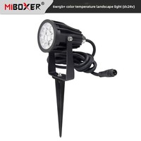 Lumière de paysage MiBoxer 6W LED RGBCCT IP66 avec télécommande sans fil 24G
