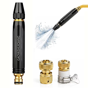 <span class=keywords><strong>Pistolet</strong></span> à eau haute pression réglable en alliage avec jets variés pour lavage de voiture et <span class=keywords><strong>jardin</strong></span>, kit de buse flexible et tuyau d'<span class=keywords><strong>arrosage</strong></span> - Product Image 1