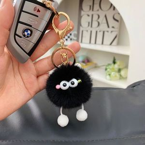 Llavero de peluche de piel sintética de visón <span class=keywords><strong>Kawaii</strong></span> con diseño de <span class=keywords><strong>elfo</strong></span> y duende, con cadena colorida para colgante de mochila de estudiante, juguete - Product Image 4