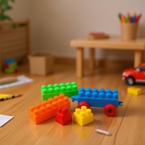 Valigetta Costruzioni 68 pièces Ensemble de blocs de construction pour enfants - Product Image 3