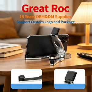 Supporto per Telefono Girevole a 360 Gradi in Lega di Zinco, Pieghevole, Ultra Compatto, Portachiavi, Supporto Portatile per Tablet e Smartphone - Product Image 6