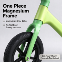 Vélos d'équilibre pour enfants Design Kids' 12 pouces sans pédales, vélo d'apprentissage pour les tout-petits de 1 à 3 ans, garçons et filles, vélo de glisse pour la conduite en extérieur