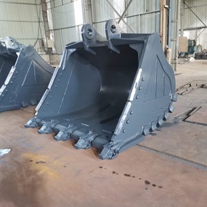 Piezas de accesorios de maquinaria de construcción Komatsu Pc1250 excavadora Heavy Duty Rock Bucket - Product Image 2