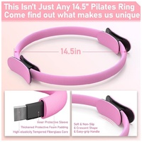 Kit Essentiel de Fitness et Pilates pour Femmes : Équipement de Musculation, Anneau de Pilates, Ensemble d'Étirements pour Entraînements à Domicile